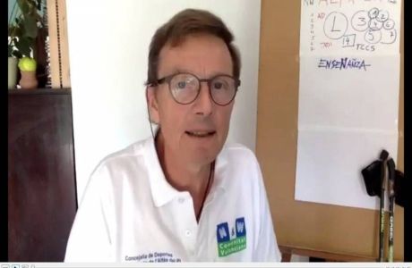 Ponencia sobre Nordic Walking con Bernd Goldschmidt